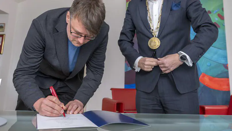 Sebastian Marquardt inaugurated as Professor at the University of Potsdam